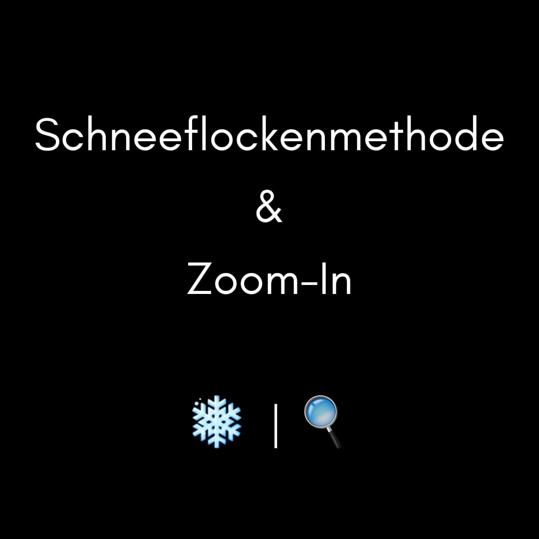 Schneeflockenmethode Schneeflockenmethode